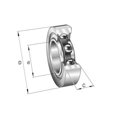 Rotella a sfere LR 605 NPPU ISB